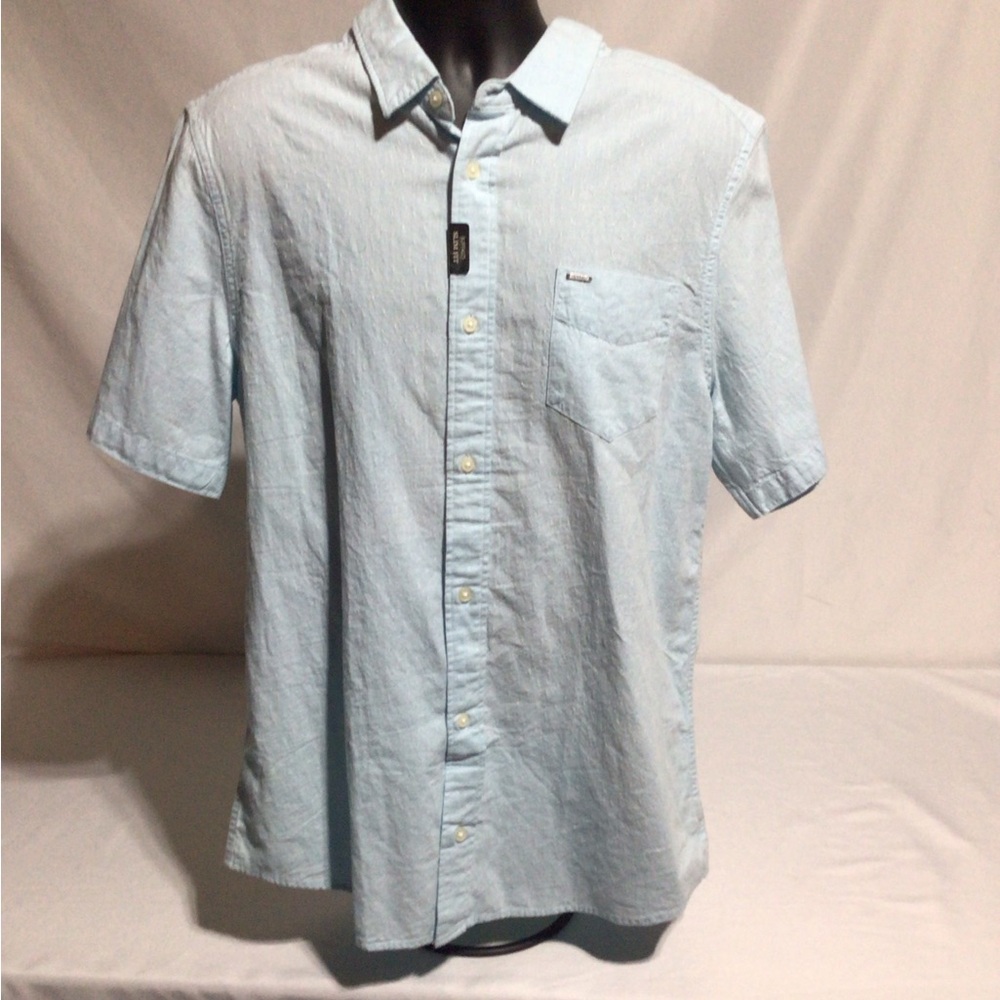 Buffalo David Bitton Lightweight /Breathable Sky Blue Dress shirt XXL